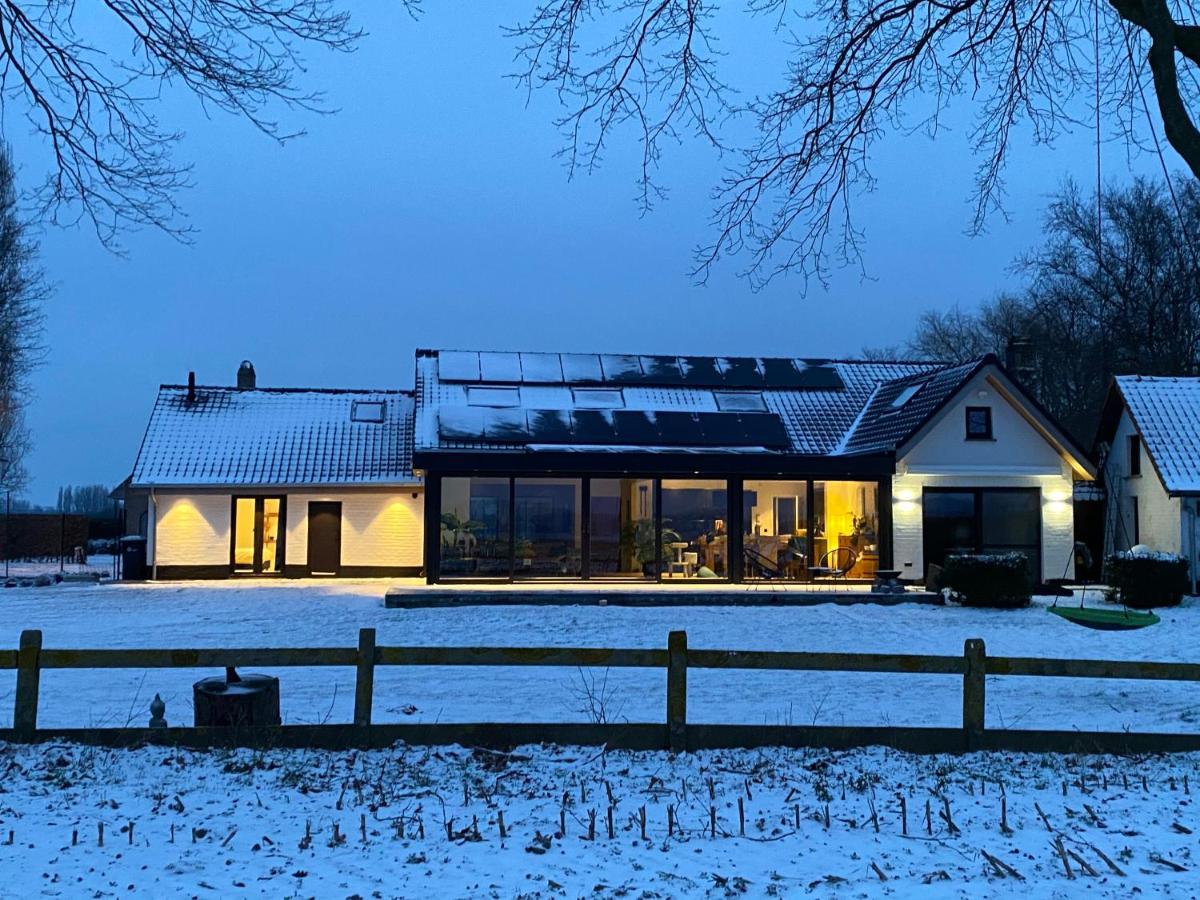 Damse Paveljoentje Comfort En Uitzicht In Damme Esterno foto